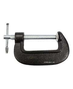 Струбцина з гвинтовим затиском G подібна VOREL; l= 50 мм, фото  | SNABZHENIE.com.ua
