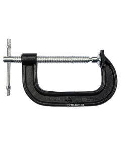 Струбцина з гвинтовим затиском G подібна VOREL; l= 100 мм, фото  | SNABZHENIE.com.ua
