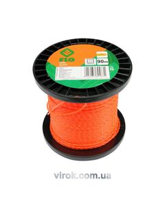 Жилка для триммера квадратная кручёная FLO: 2 мм х 90 м (бобина), фото  | SNABZHENIE.com.ua
