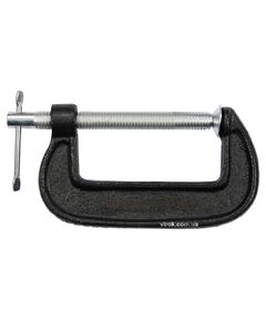 Струбцина з гвинтовим затиском G подібна VOREL; l= 75 мм, фото  | SNABZHENIE.com.ua