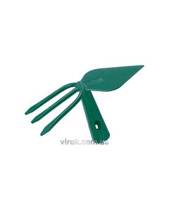 Мотика садовая FLO 2-сторонняя, 3 зубца, 80 мм, фото  | SNABZHENIE.com.ua