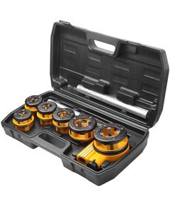 Tolsen Плашки та мітчики Профі, набір 9шт, 1/4", 3/8", 1/2", 3/4", 1", 5/4", фото  | SNABZHENIE.com.ua