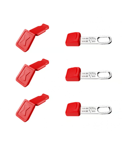 Кліпси для стропи безпеки та ручок KNIPEX 00 63 06 TCR Tethered Tool, MIX 3+3шт, фото  | SNABZHENIE.com.ua