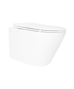 Унитаз подвесной Qtap Swan безободковый с сиденьем Soft-close QT16335180W, фото  | SNABZHENIE.com.ua