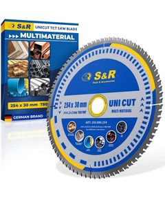 Диск пильный универсальный S&R UniCut Meister FWF 254х30х3 мм, фото  | SNABZHENIE.com.ua