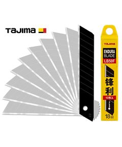 Лезвия для ножа 18 мм TAJIMA (Япония) LB50F ультра острые сегментные 10шт, фото  | SNABZHENIE.com.ua