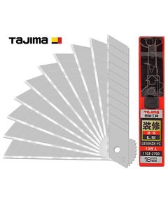Лезвия для ножа 18мм TAJIMA (Япония) LB50HZX-YC сегментные 10 шт, фото  | SNABZHENIE.com.ua