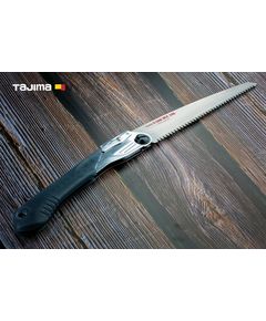 Ножовка ручная по дереву TAJIMA (Япония) G-SAW GK-GJ240 универсальная складная, силиконовая ручка 240 мм, фото  | SNABZHENIE.com.ua