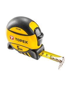 Рулетка TOPEX 27C395, стальная лента 5 м, ширина 19 мм, фото  | SNABZHENIE.com.ua