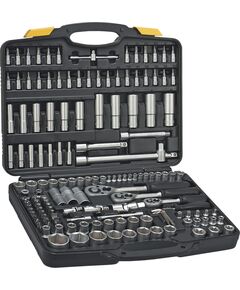 Topex 38D687 Набiр змiнних головок та насадок 1/4", 3/8", 1/2", 150 шт., фото  | SNABZHENIE.com.ua