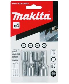 Makita Набор магнитных насадок 4 шт. (Дюймовые), фото  | SNABZHENIE.com.ua