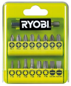 Ryobi Набір біт RAK17SD, 17 од., 16х25мм, тримач 60мм, фото  | SNABZHENIE.com.ua