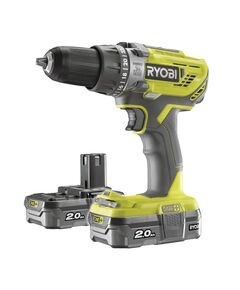 Ryobi Шуруповерт-дриль ONE+ R18PD3-220S 18В, ударний, 50Нм, 2-шв, 2х2.0 Аг,сумка, фото  | SNABZHENIE.com.ua