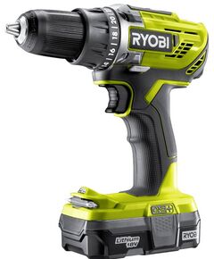 Ryobi Шуруповерт-дриль ONE + R18DD3-113S 18В, 2-скор., 1х1.3 А / ч, сумка, фото  | SNABZHENIE.com.ua