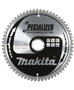 Makita Пильний диск по алюмінію SPECIALIZED 216х30 мм 64 зуба (B-09628), фото  | SNABZHENIE.com.ua