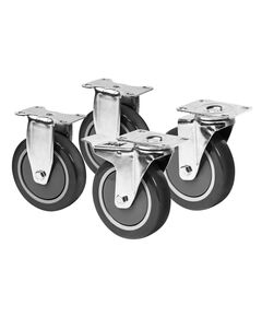 Колеса ПВХ 4x1.25 NEO 84-087 для мебели и техники, фото  | SNABZHENIE.com.ua