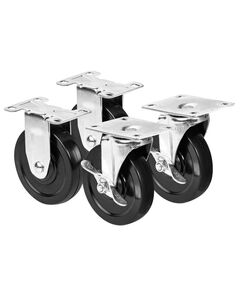 Колеса ПП 4x1 NEO 84-088 для мебели и оборудования, фото  | SNABZHENIE.com.ua