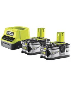 Ryobi Акумулятор та зарядний пристрій ONE+ RC18120-240 18В 2х4.0А/г Lithium+, фото  | SNABZHENIE.com.ua