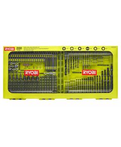 Ryobi Набір свердел і біт RAKDD200, 200шт, фото  | SNABZHENIE.com.ua