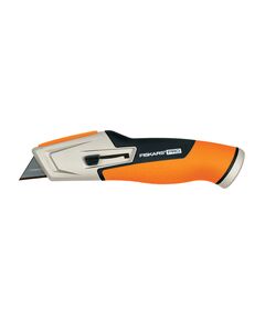 Fiskars Ніж будівельний CarbonMax, трапецівидне висувне лезо, 259мм, 200г, фото  | SNABZHENIE.com.ua