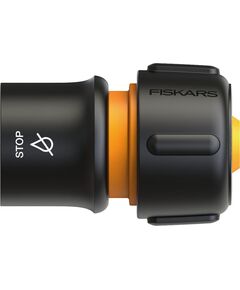 Fiskars Конектор для шлангу SOL 19мм(3/4") з автостопом LB30 Watering, фото  | SNABZHENIE.com.ua