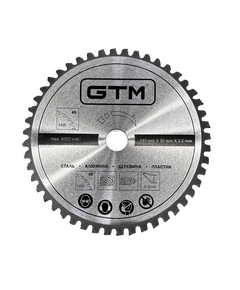 GTM Диск пильний 255*30*2,2/1,7мм z=48 сталь, алюміній, деревина, пластик, фото  | SNABZHENIE.com.ua