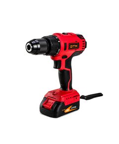 GTM Дриль-шурупокрут акум. DSI18/60BL з ударом, 18В, 60Нм, 2шв +акум.2Аг-2шт, зарядний пристрій, фото  | SNABZHENIE.com.ua