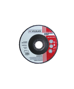 VULKAN Круг пелюстковий тарілчастий 125*22 P-60 нерж., фото  | SNABZHENIE.com.ua