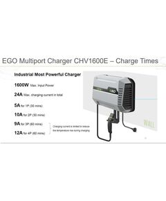 EGO Зарядний пристрій CHV1600E, 1600Вт, для райдера/мультипорта, фото  | SNABZHENIE.com.ua
