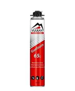 VULKAN Піна монтаж. пістолетна +5+30° 860мл (вихід 65л) Prof, фото  | SNABZHENIE.com.ua