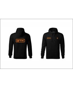 GTM Кофта худі на флісі р.XL, чорна з логотипом GTM, фото  | SNABZHENIE.com.ua