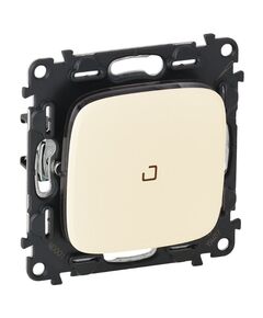 Legrand 10АХ 250В з підсвічуванням, Слонова кістка, Valena ALLURE, фото  | SNABZHENIE.com.ua