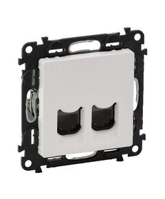 Legrand Valena LIFE 2xRJ45, UTP, CAT6, белая, фото  | SNABZHENIE.com.ua