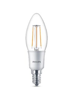 Philips LED Fila Dim E14 4.5-50W 2700K 230V B35 CL, фото  | SNABZHENIE.com.ua