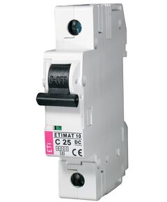 ETI ETIMAT 10 DC 1p C[25A (6kA)], фото  | SNABZHENIE.com.ua