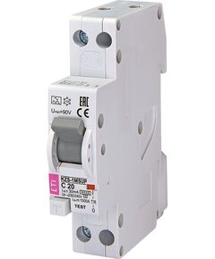 ETI ETI KZS-1M SUP C[20 / 0,03 тип A (6kA) (верхн. соед.)], фото  | SNABZHENIE.com.ua