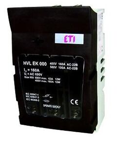 ETI HVL 00-3/9 160A 3Р, фото  | SNABZHENIE.com.ua
