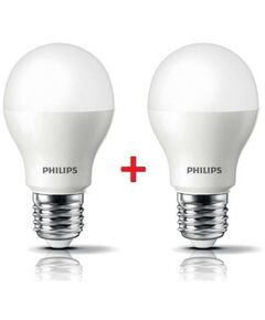 Philips LEDBulb E27 7.5-60W 3000K 230V A55 (1+1), фото  | SNABZHENIE.com.ua