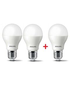 Philips LEDBulb E27 7-60W 6500K 230V A55 (2+1), фото  | SNABZHENIE.com.ua
