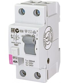ETI Реле диференціальне (УЗО) EFI-2[40/0,3 тип AC (10kA)], фото  | SNABZHENIE.com.ua