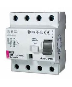 ETI EFI6-4 40/0,03 тип AC (6kA), фото  | SNABZHENIE.com.ua