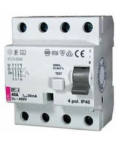 ETI EFI6-4 25/0,03 тип AC (6kA), фото  | SNABZHENIE.com.ua