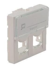 Legrand Лицевая панель для коннектора 2хRJ45 Keystone, фото  | SNABZHENIE.com.ua