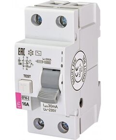 ETI EFI6-2 16/0,03 тип AC (6kA), фото  | SNABZHENIE.com.ua