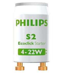 Philips Стартер для TL Philips S2 4-22W SER 220-240V WH 2BC/10 (2шт.), фото  | SNABZHENIE.com.ua