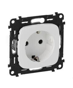 Legrand Valena ALLURE розетка силова Schuko 16А 250В[гвинтові клеми, білий], фото  | SNABZHENIE.com.ua