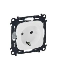 Legrand Valena ALLURE розетка силова Schuko 16А 250В[зі шторками, автоматичні клеми, білий], фото  | SNABZHENIE.com.ua