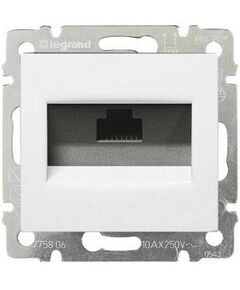 Legrand Valena Classic розетка інформаційна 1ХRJ45 категорія 6 - STP, фото  | SNABZHENIE.com.ua