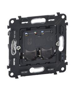 Legrand Valena IN'MATIC розетка інформаційна 2ХRJ45 кат. 6 STP, фото  | SNABZHENIE.com.ua
