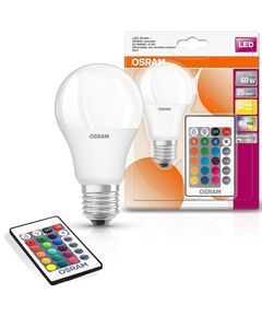 Osram Лампа LED E27 RGB 9Вт 2700К 806Лм пульт ДУ A60, фото  | SNABZHENIE.com.ua